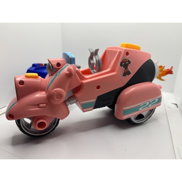 Paw Patrol Vehicles Liberty's Deluxe Motorcycle and Chase's Police Cruiser - Picture 5 of 9